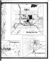 Ray Township, Oldenburg, Enochsburg, Huntersville - Right, Franklin County 1882 Microfilm